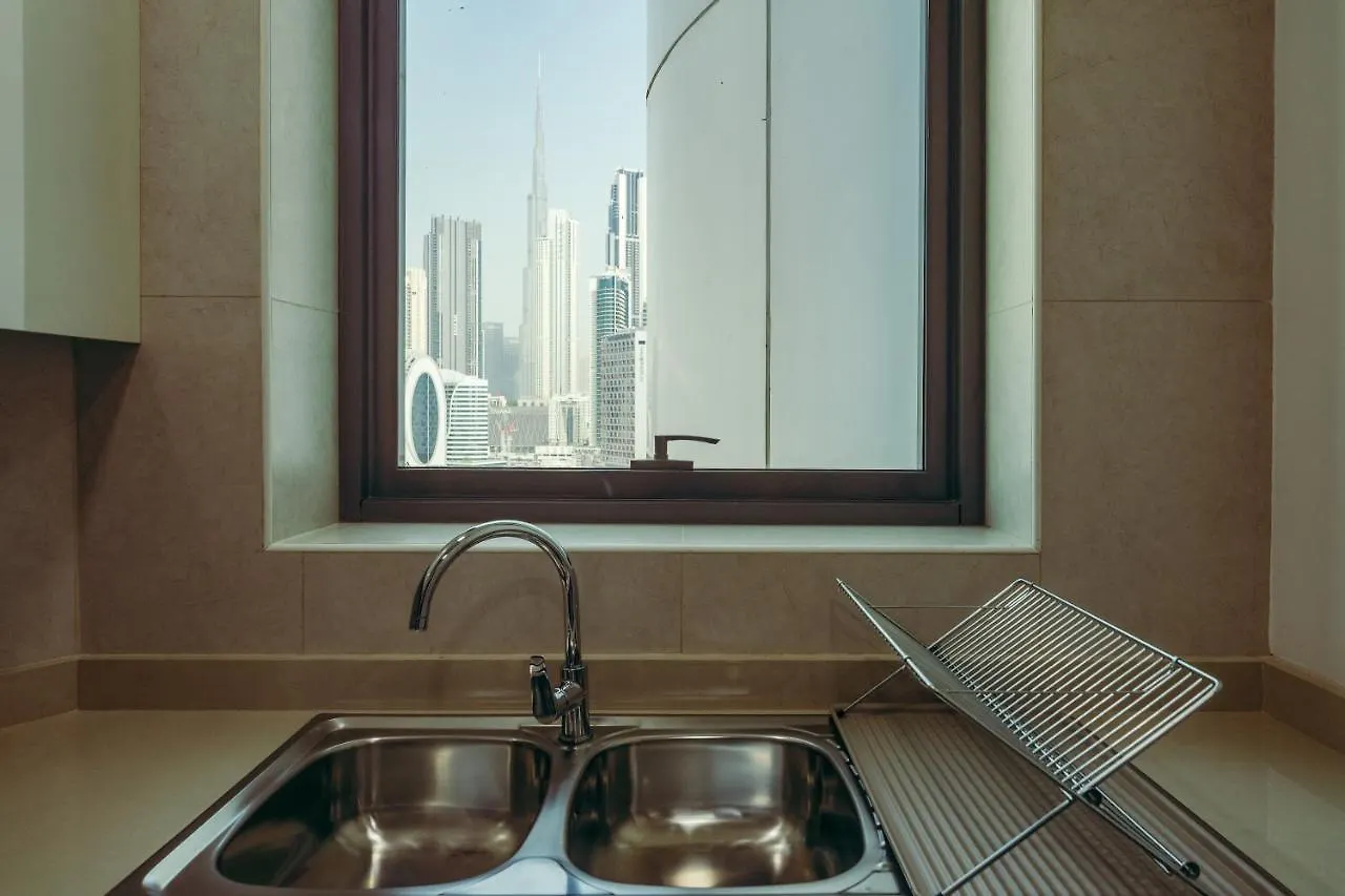 Bay Gem With Panoramic Burj Khalifa And Canal View 迪拜 阿拉伯联合酋长国